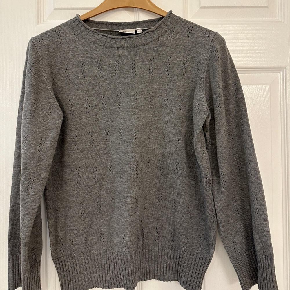 ICHI Gray Crewneck sweater size small
